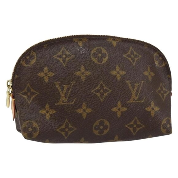 LOUIS VUITTON Monogram Pochette Cosmetic PM Pouch M43998 LV Auth BA8901 - Picture 1 of 16